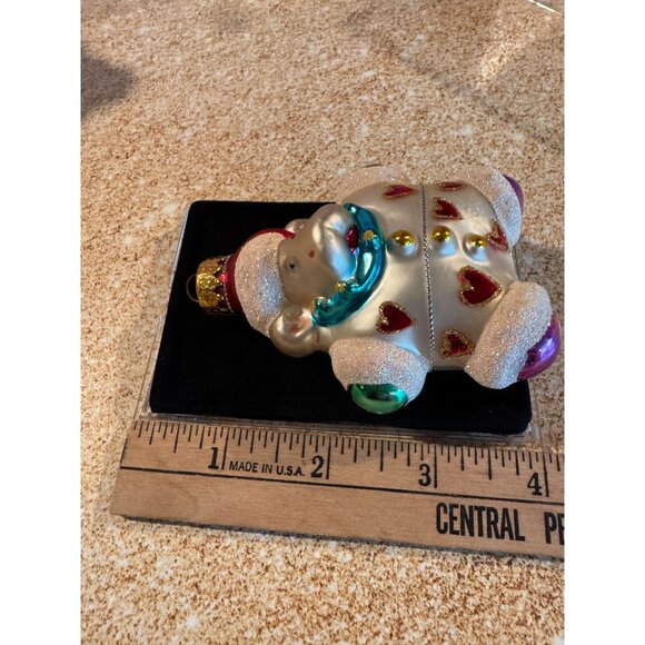 🐑 2004‎ Target Unique Treasures Glass Elvis Sheep Christmas Ornament – NIB - Picture 3 of 9